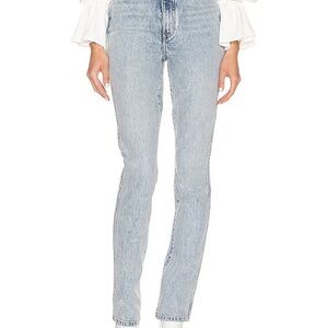 KHAITE Light Blue Straight-Leg Women’s Daria Jeans